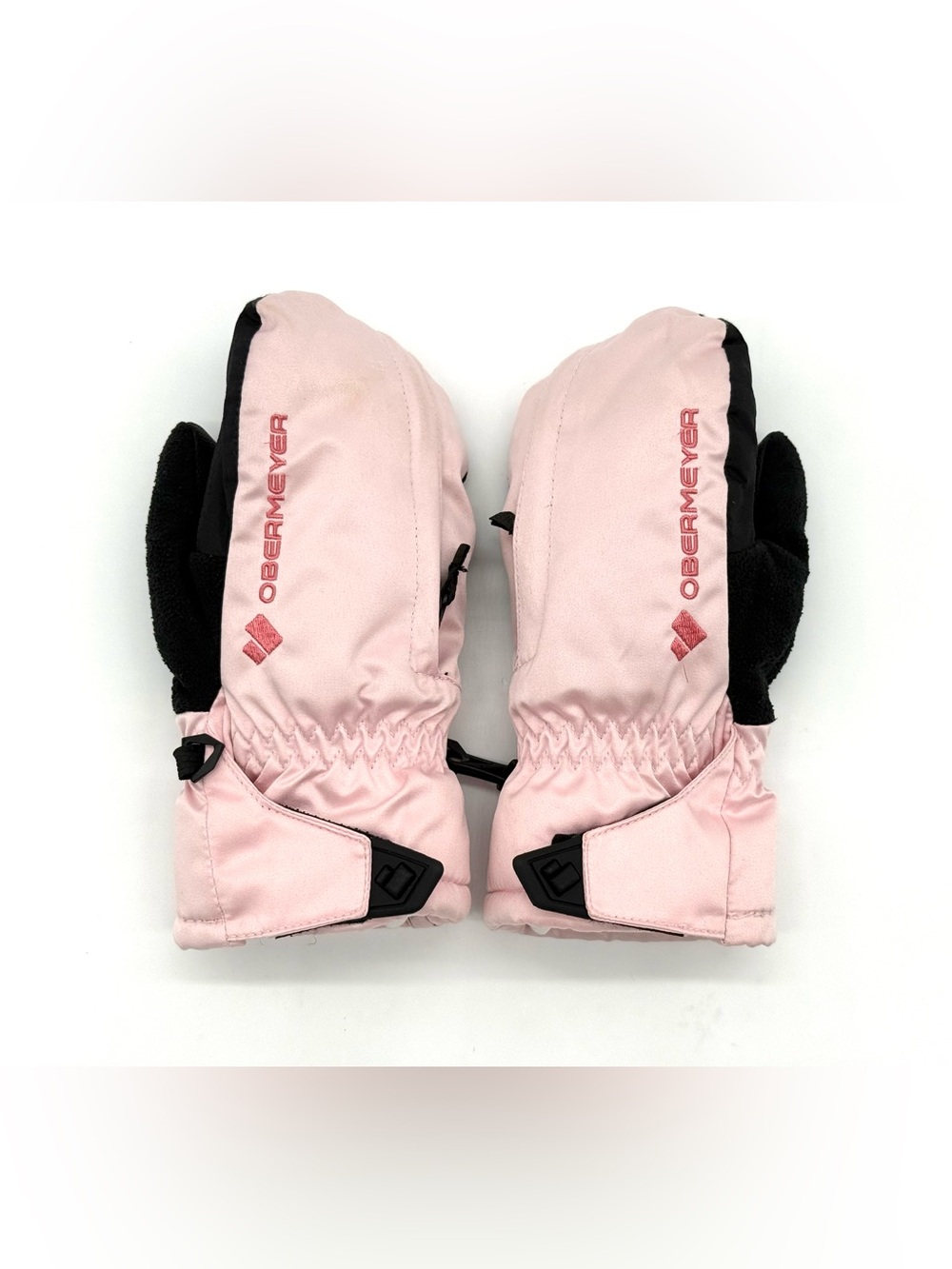 GUC Obermeyer Little Girls Gauntlet Cold-Weather Insulated Mittens in Pink L 6-7